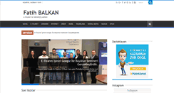 Desktop Screenshot of fatihbalkan.com